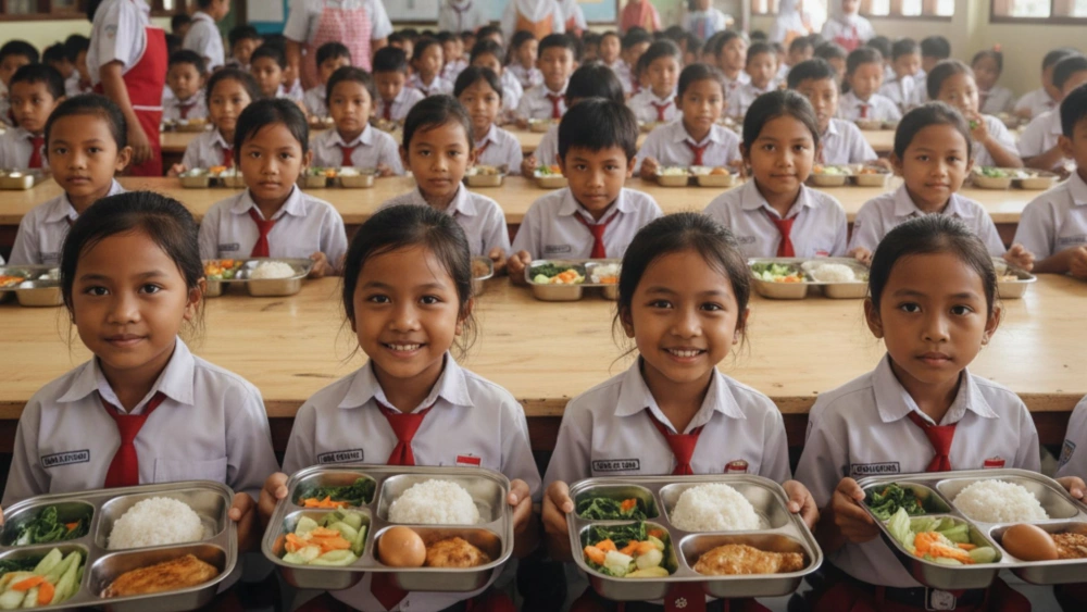 Ilustrasi pemenang lomba dokumentasi MBG periode 3 [Google AI]